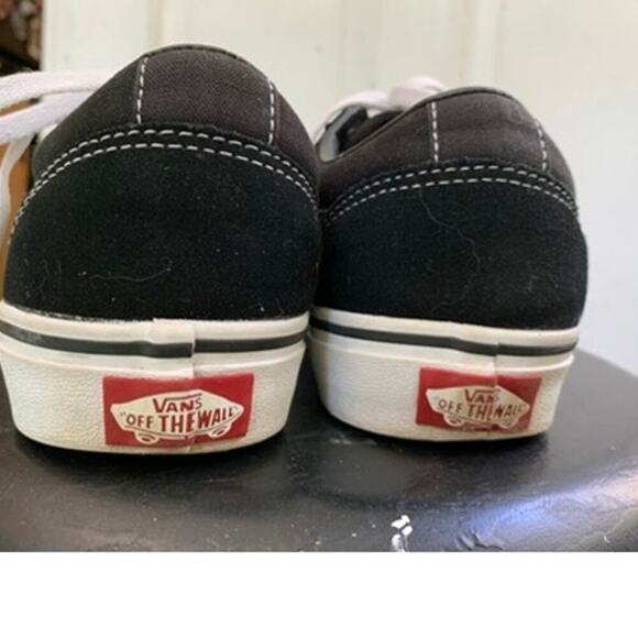 Vans Old Skool Core Shoes Black & White Size 7.5 - Picture 6 of 8